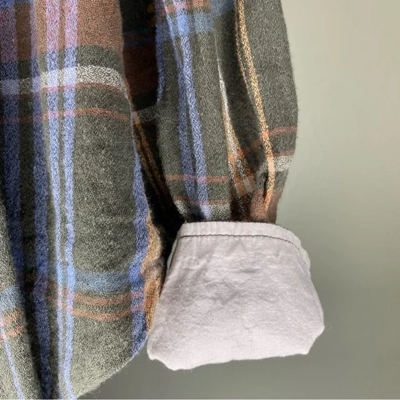 Free People Wesley Plaid Button Down Long Sleeve Top - Picture 8 of 10